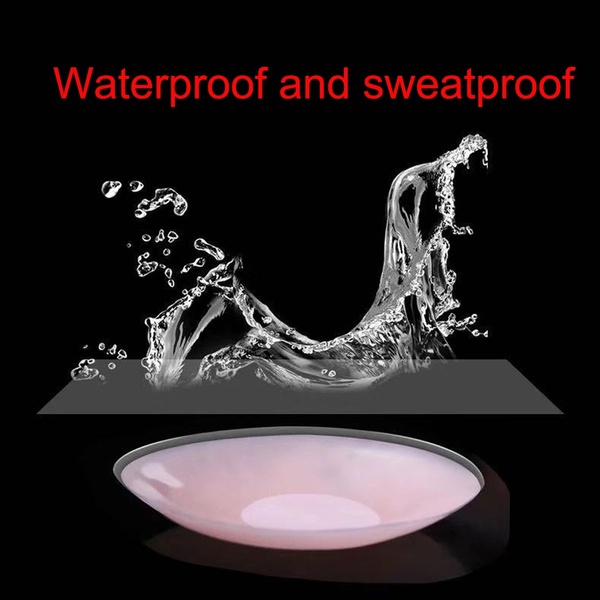 Bộ 3 Cặp Băng Dán Đầu Ngực Bằng Silicon Chống Nước Chống Mồ Hôi Có Thể Tái Sử Dụng Kèm Hộp Đựng