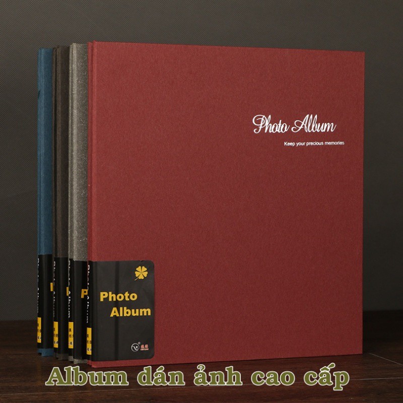 Album ảnh dán cỡ 27x29 bìa giấy có bọc nhựa đơn giản sang trọng tại ANVY