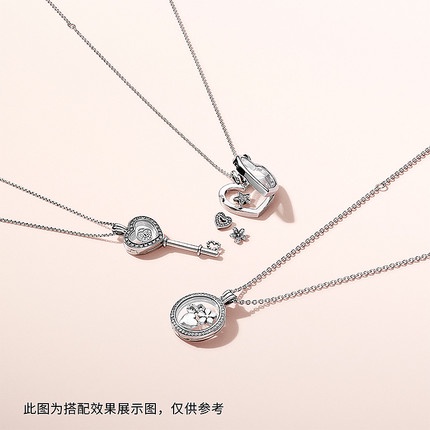 Vòng cổ Mạ Bạc 925 Mặt Tròn Đơn Giản Xinh Xắn