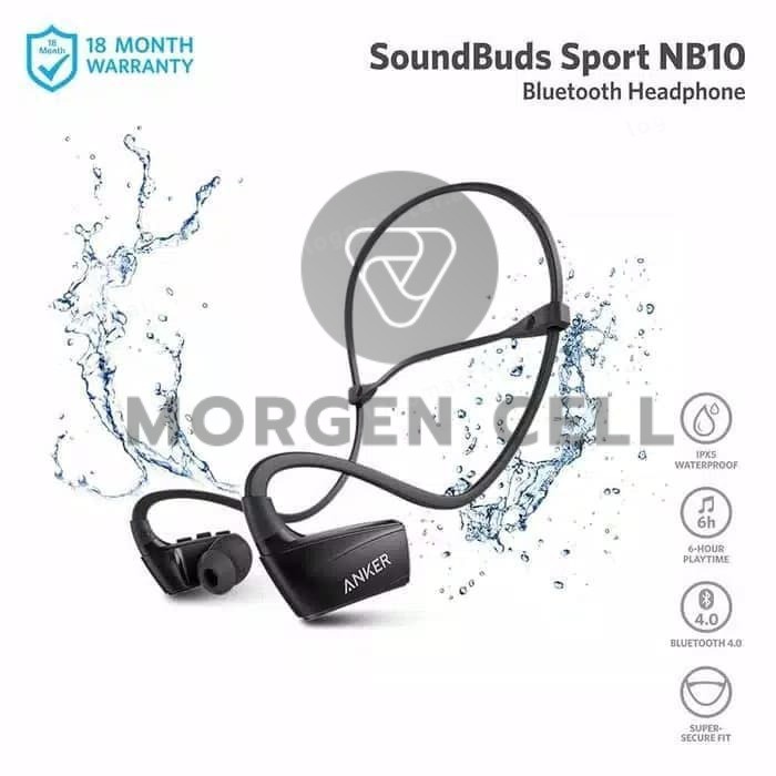 Anker Tai Nghe Thể Thao Nb10 Kết Nối Bluetooth 4.0 Blk