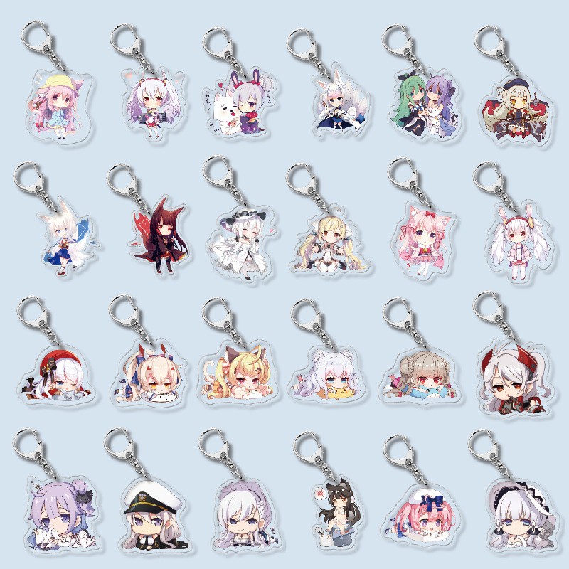 Móc khóa mica  game AZUR LANE