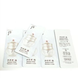 Gói dùng thử Kem dưỡng trắng da thâm sạm da Whoo Radiant White Moisture Cream