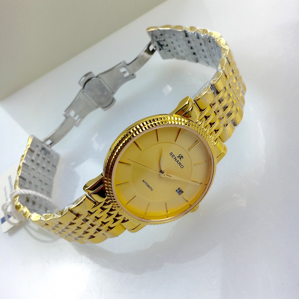 Đồng hồ nam SENARO Noble Gold 4071G.GGG thương hiệu Nhật Bản - LAMY WATCH