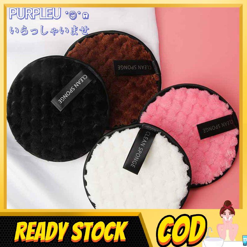 Lazy Water Cleansing Powder Puff Double - Sided Wash Sponge Cleansing Make Up Removal Pads Make Up Cleansing Pads