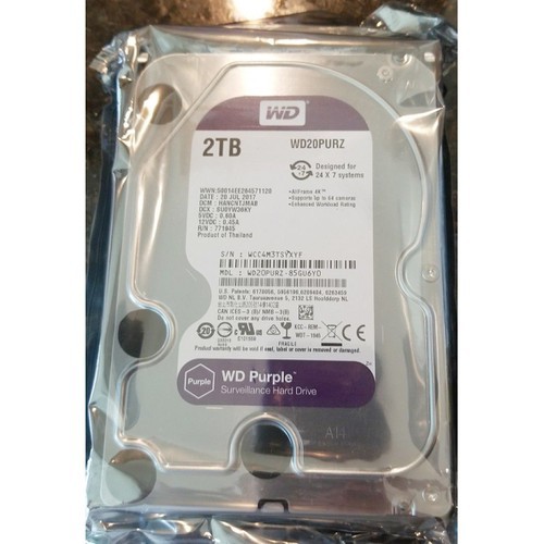 HDD 💎𝓕𝓡𝓔𝓔𝓢𝓗𝓘𝓟💎 Ổ CỨNG HDD PC Western Digital 2TB Purple (Chuyên Camera) - BH 24 THÁNG SPTECH COMPUTER