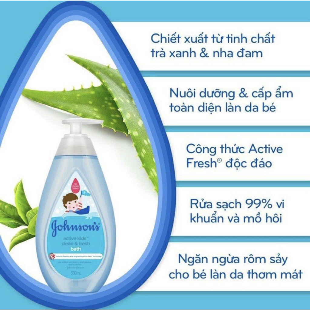 Dầu gội Johnson'Baby các loại cho bé gái Chắc Khỏe - Óng Mượt - Thơm Mát chai 500ML