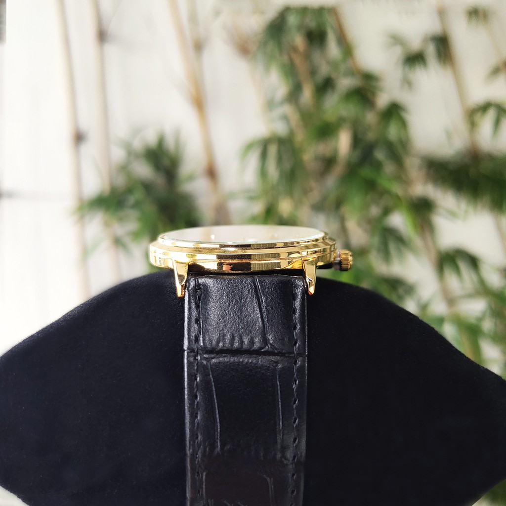 Đồng hồ Nam SL 5081G, Dây da cao cấp, Mặt Sapphire,  Full Box  chống nước, chống xước, Hộp Thẻ bảo hành 3 năm