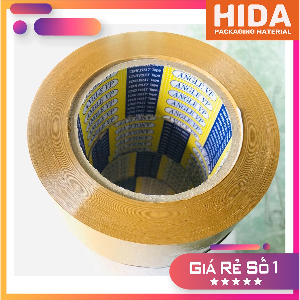 Băng Keo 200yard 1.9kg/Cây 6 Cuộn Lõi Chỉ 4MM-Băng Dính HiDa|Hàng Cao Cấp Giá Rẻ Shopee Freeship 50k Grab Now