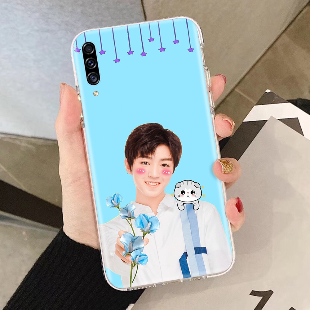 Ốp điện thoại mềm trong suốt in hình TFBOYS 273GT cho Samsung Galaxy A20 A20S A21 A21S A10 A10S A11 A30 A30S A71