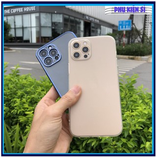 Ốp lưng iphone bảo vệ camera lưng mờ iphone 11 đến ip12 pro max