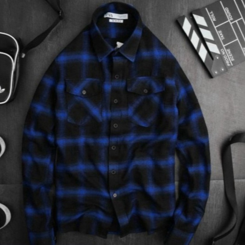 Áo Sơ Mi Nam Khoác Ngoài Kẻ Dài Tay Chất Vải Cao Cấp | BigBuy360 - bigbuy360.vn