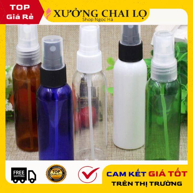 Chai Xịt Phun Sương ❤ GIÁ RẺ NHẤT ❤ [10ml-250ml] Chai nhựa pet xịt phun sương, phụ kiện du lịch