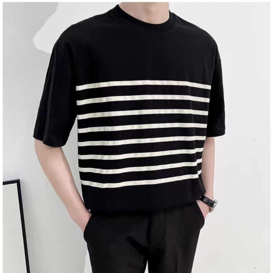 Áo thun Stee Sọc ngang PR Line - Giá sỉ Unisex video full