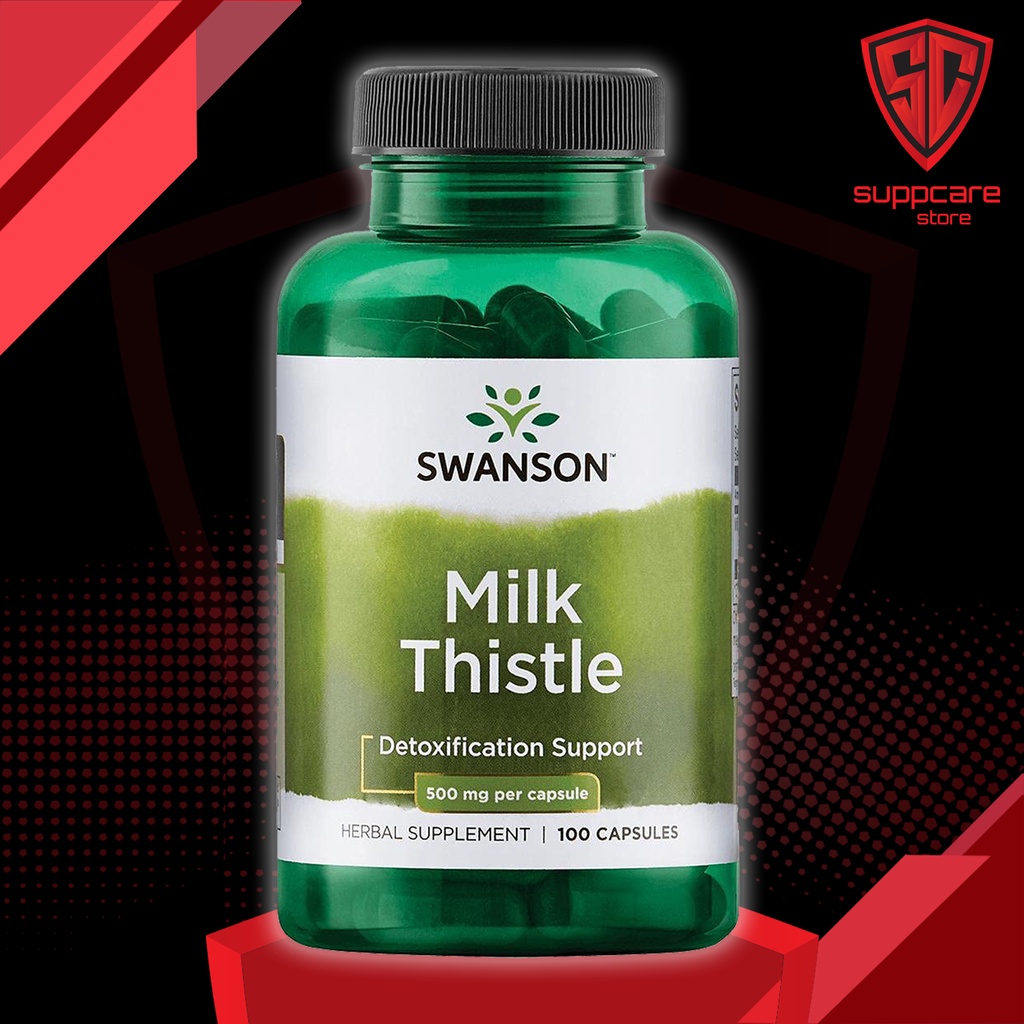 Milk Thistle | Thải Độc Mát Gan - Swanson Premium Milk Thistle 500 mg - [30 - 100 viên]