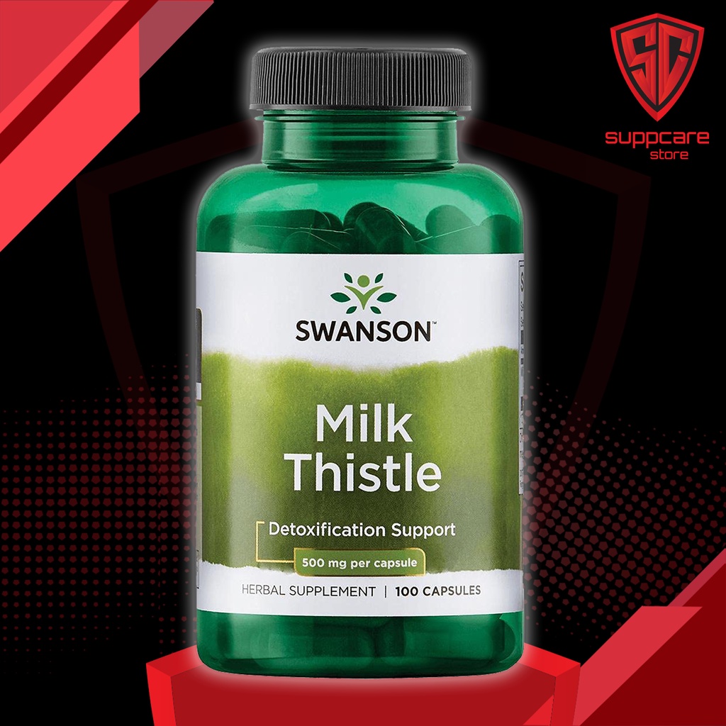 Milk Thistle | Thải Độc Mát Gan - Swanson Premium Milk Thistle 500 mg -