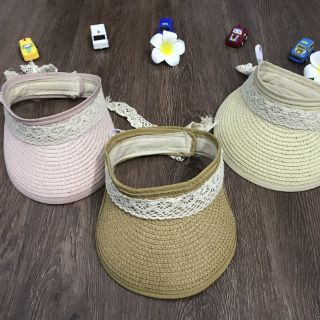 Mũ cói nửa đầu
