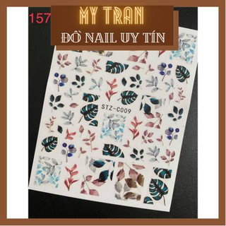 stick dán móng tay, sticker dán trực tiếp lên móng