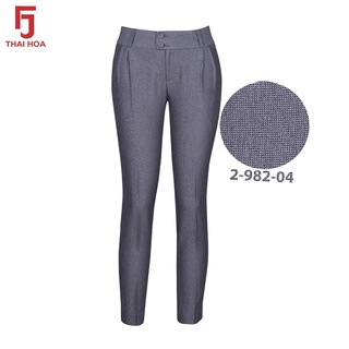 Quần Tây Thái Hòa 9 tấc màu xám tiêu sáng 2-982-04