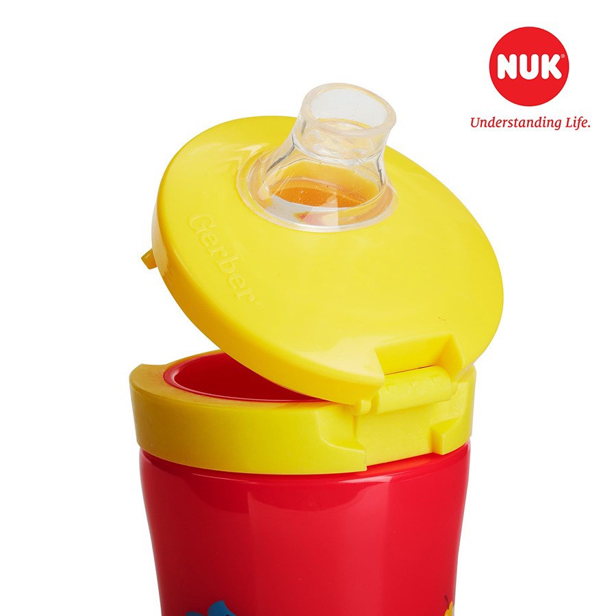 Cốc tập uống nắp liền Nuk ( giao màu ngẫu nhiên)