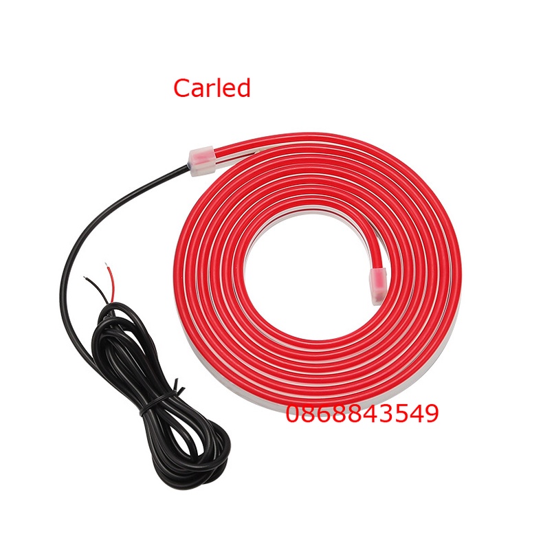 Led dây silicon dẹp độ daylight mí đèn xe ô tô các loại 60cm-80cm-100cm-120cm-150cm-200cm