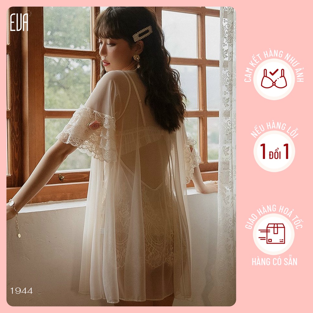 Áo choàng ngủ lưới mỏng mịn sexy 1944