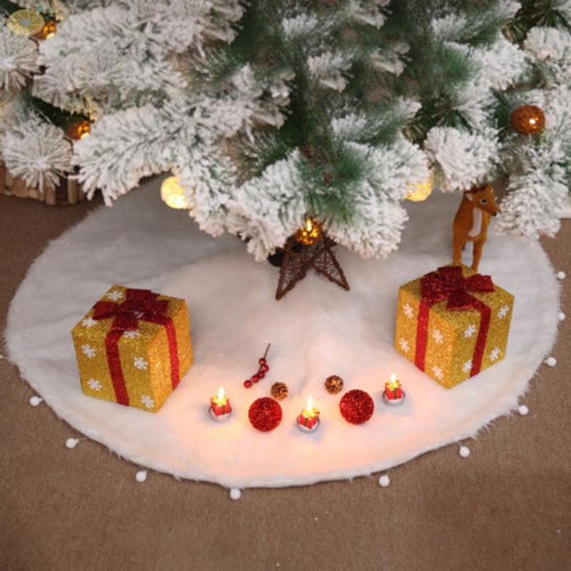 Thảm Lông Cỡ Lớn Mềm Mại Bọc Cây Thông Giáng Sinh 23.6 ''