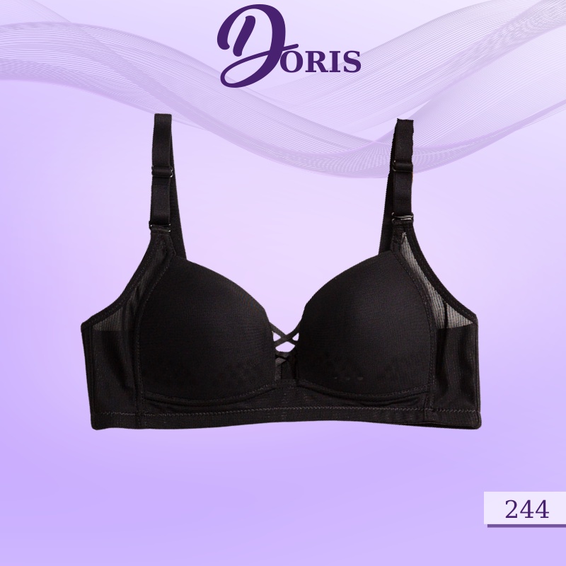 Áo Ngực Không Gọng Nâng Ngực Cài Sau Co Dãn Thoải Mái DORIS - 244