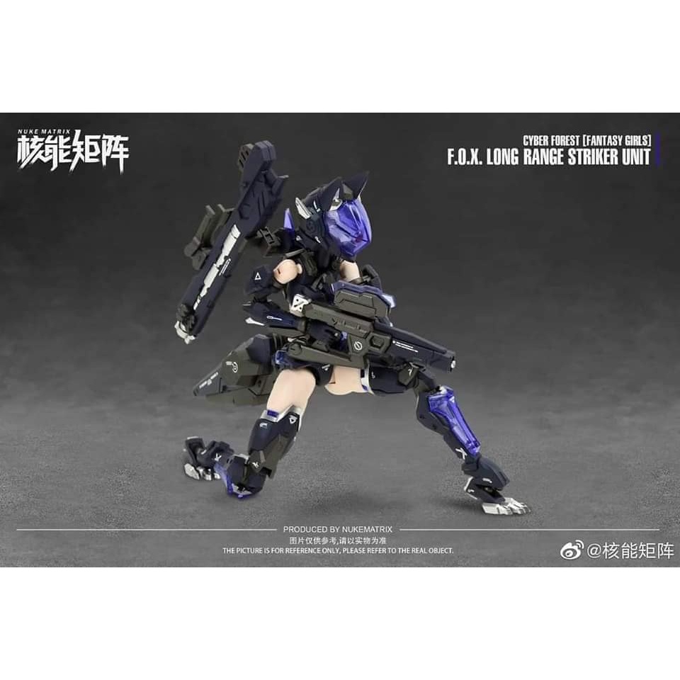 Mô hình lắp ráp 1/12 Armor Girl Nuke Matrix - Cyber Forest  - Fox girl