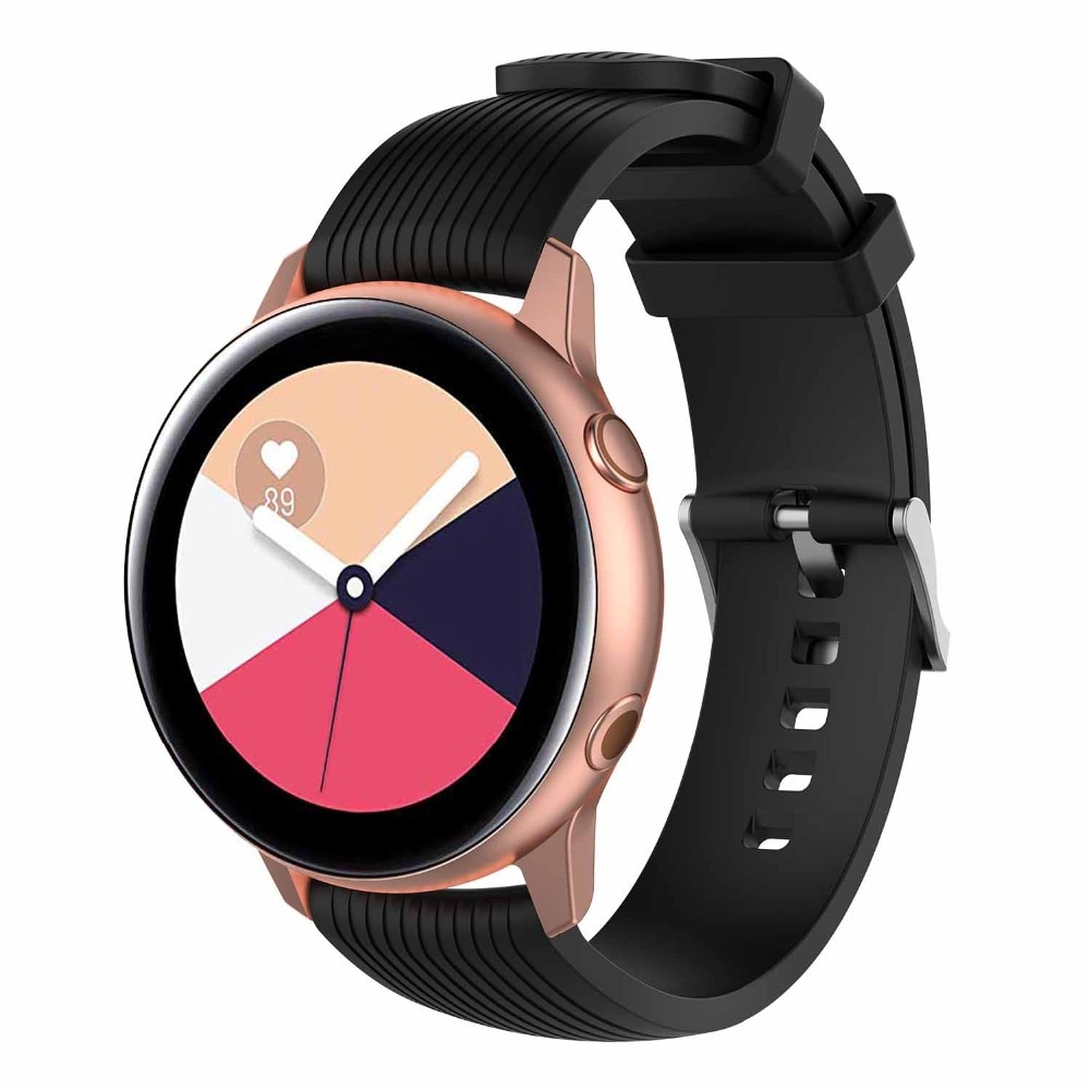 Dây Đeo Cao Su 20mm Cho Đồng Hồ Samsung Galaxy Watch Active 42mm