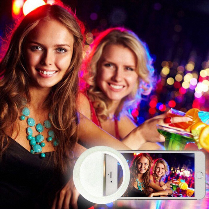 Đèn LED SELFIE Hỗ Trợ Chụp Sáng Tự Sướng Live Stream | BigBuy360 - bigbuy360.vn
