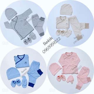 Bộ sơ sinh Little Love LIL vải tăm mỏng