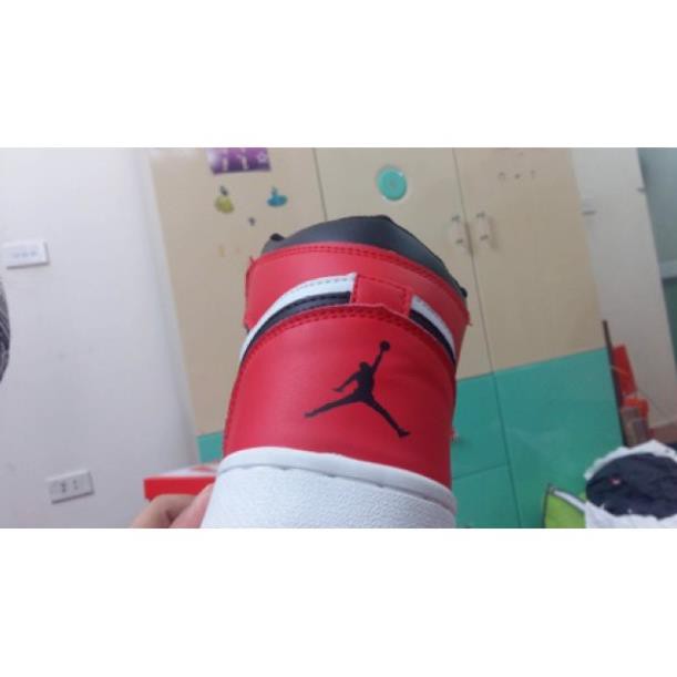 [Đỉnh Cao] [Fullbox] Giày bóng rổ thể thao 2018  Jordan 1 Retro Đỏ Đen Trắng Cổ Cao .2020 new : : ' , ' .