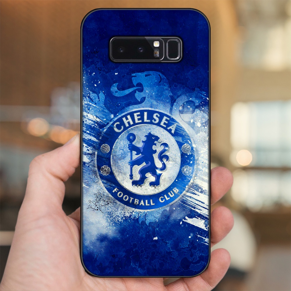 Ốp lưng Samsung Note 8 viền đen in hình Chelsea FC