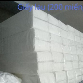 KHĂN CÂY LAU MẶT SPA loại 1 (200 tờ/cây)