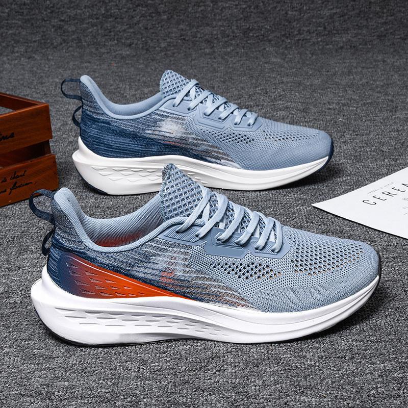 Giày Thể Thao Nam MENDO - Sneaker Màu Đen - Xám, Giày Thể Thao Hoạt Động Ngoài Trời, Thoáng Khí - G5416