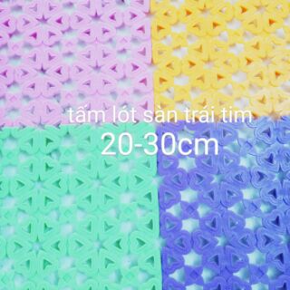 Miếng lót sàn trái tim