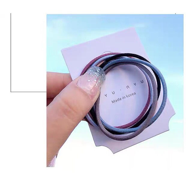 [THANH LÝ] ( Combo 100 sợi ) Dây Buộc Tóc Hàn Quốc