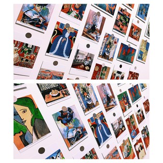 [SET 30 TỜ] Bìa, postcard ,decor thiệp danh hoạ Henri Matisse , làm tranh treo tường trang trí