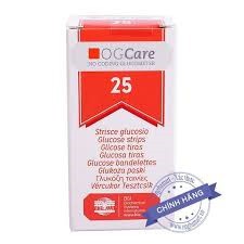 Máy đo đường huyết OG Care (nhập Ý) +25 que thử tặng 10 kim