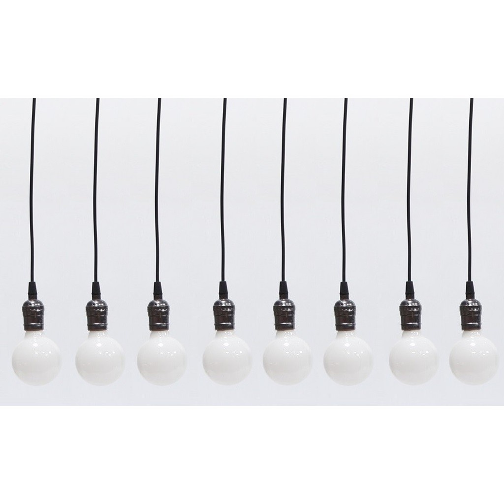 Bộ 8 đèn thả cổ điển Vintage bóng tròn trang trí G80 7W