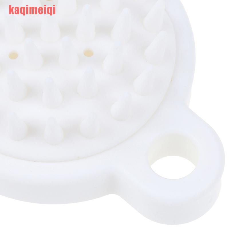 (Hàng Mới Về) Lược Silicone Mát Xa Da Đầu Khi Tắm