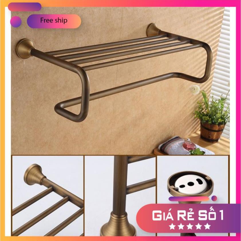 MÁNG KHĂN,THANH VẮT KHĂN TẦNG PHÒNG TẮM BẰNG ĐỒNG CAO CẤP KANLY GCK13 CHÍNH HÃNG