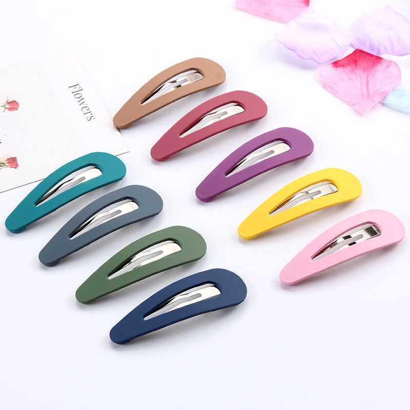 Kẹp tóc hình học màu sắc ngọt ngào phong cách Hàn Quốc cho bé gái