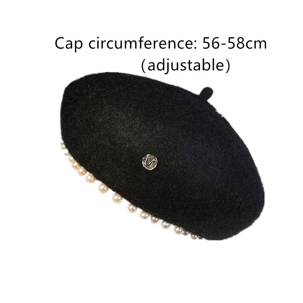BSUNS Nón Beret Len Thời Trang Mùa Đông Ấm Áp Dành Cho Nữ