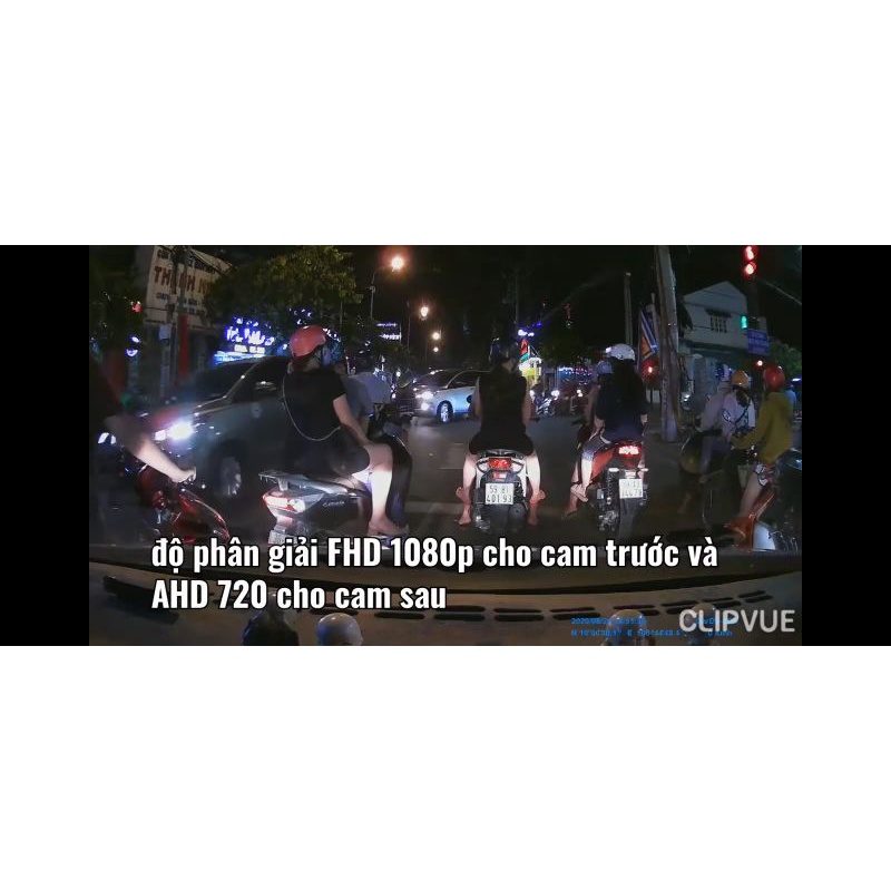 HÀNG CHÍNH HÃNG FREESHIP Camera hành trình K10 Kèm camera lùi Wifi GPS