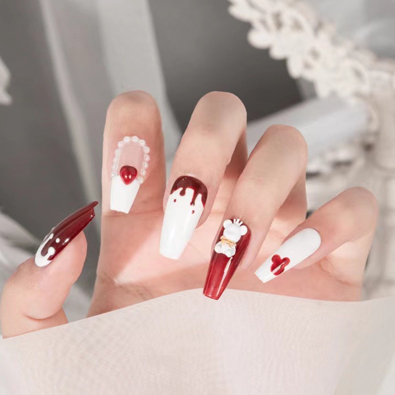 1 Cái Charm Nail Gấu Vương Miện Nhiều Màu - Vani Store [KIRA00103]