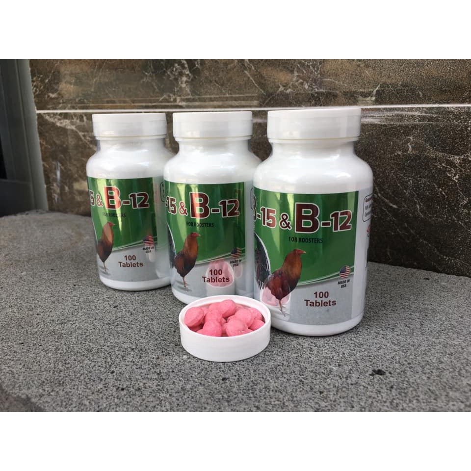 B12/B15 - cung cấp vitamin và nhiều khoáng chất ( 10viên)