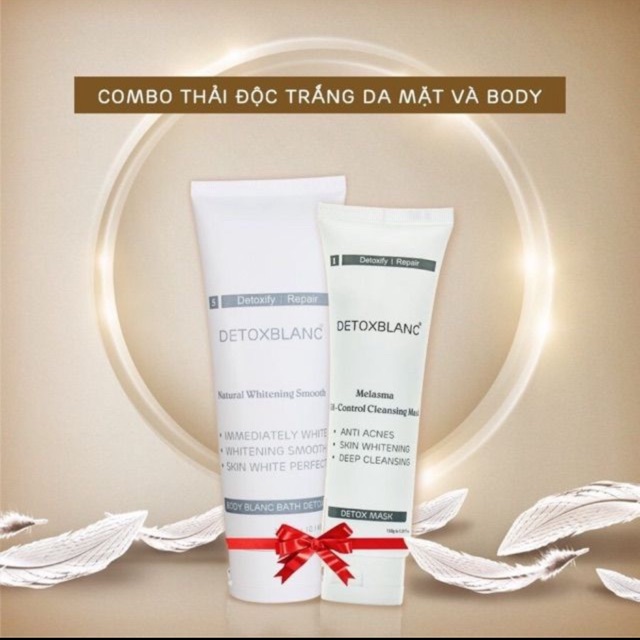Bộ Đôi Detox Blanc thải độc face&body