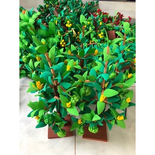 Cây Ăn Quả Mầm Non Làm Bằng Xốp Bitit Cao 42cm (8 Loại Có Sẵn )