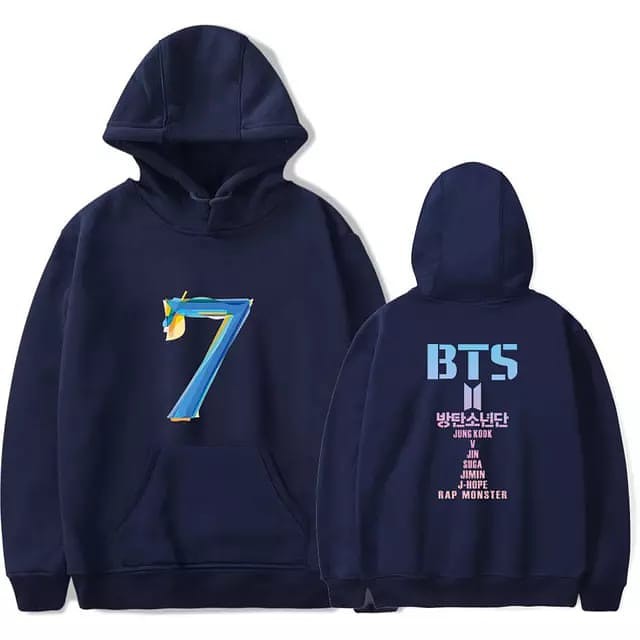 Áo Hoodie In Hình Nhóm Nhạc Bts 7